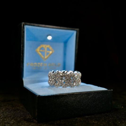 Cuban Link Ring angle shot - Frozen Gold Jewellers