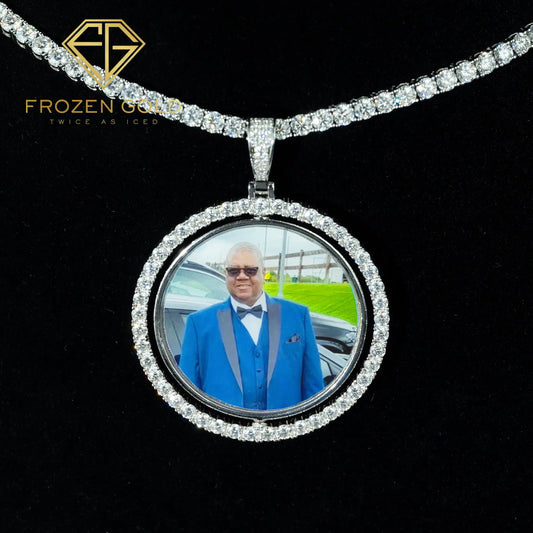 Rotating Double Sided Picture Pendant on Chain 1 - Frozen Gold Jewellers