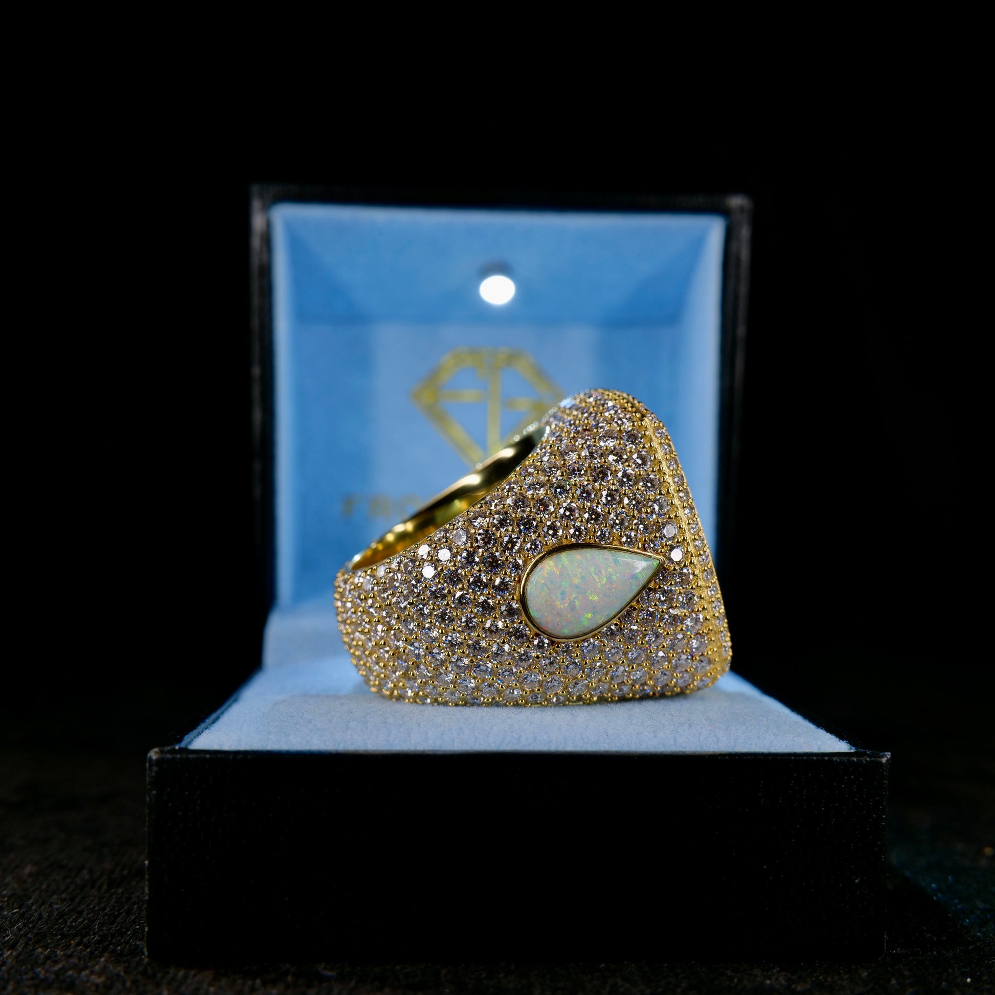 BirthStone/Initial Ring 10 - Frozen Gold Jewellers