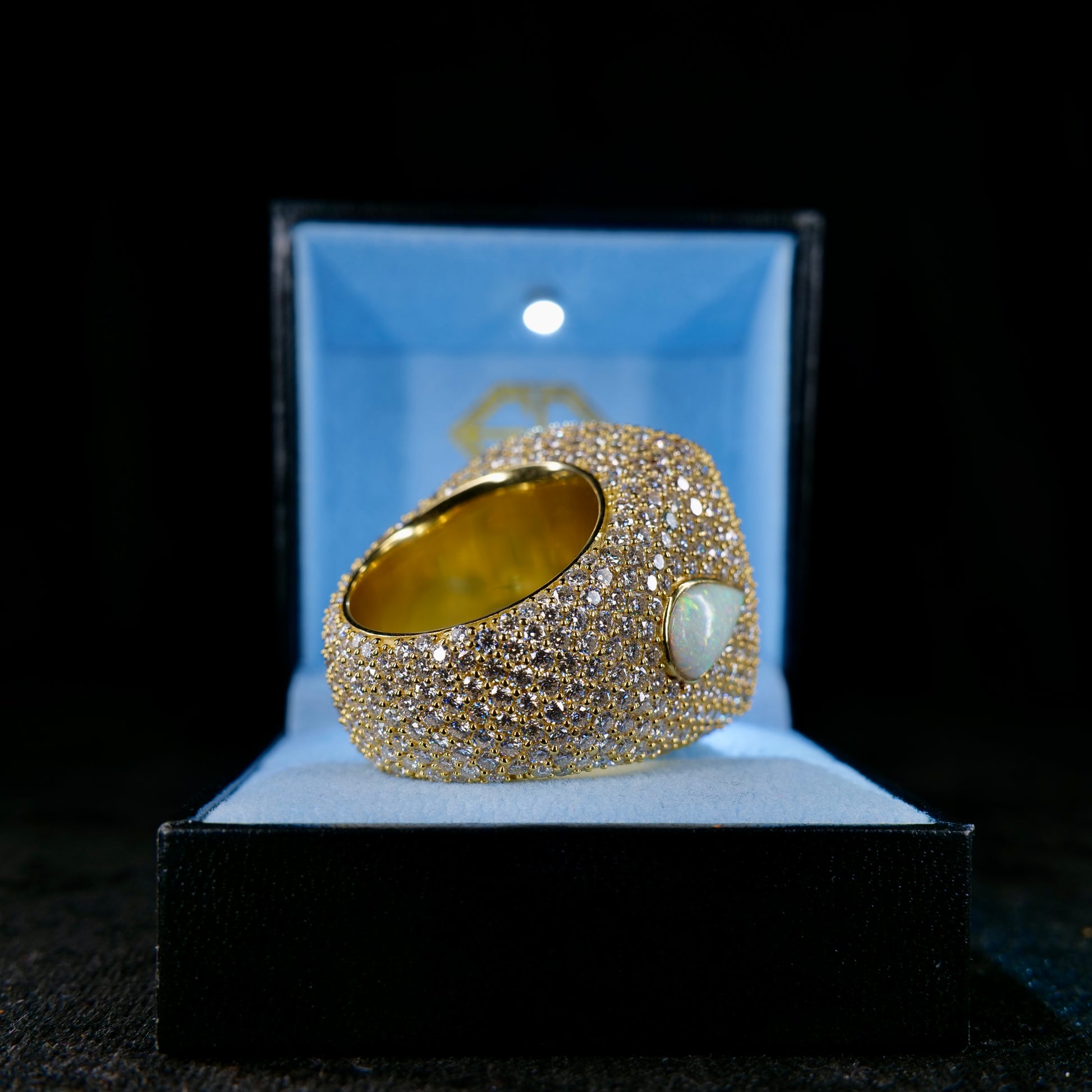 BirthStone/Initial Ring 15 - Frozen Gold Jewellers