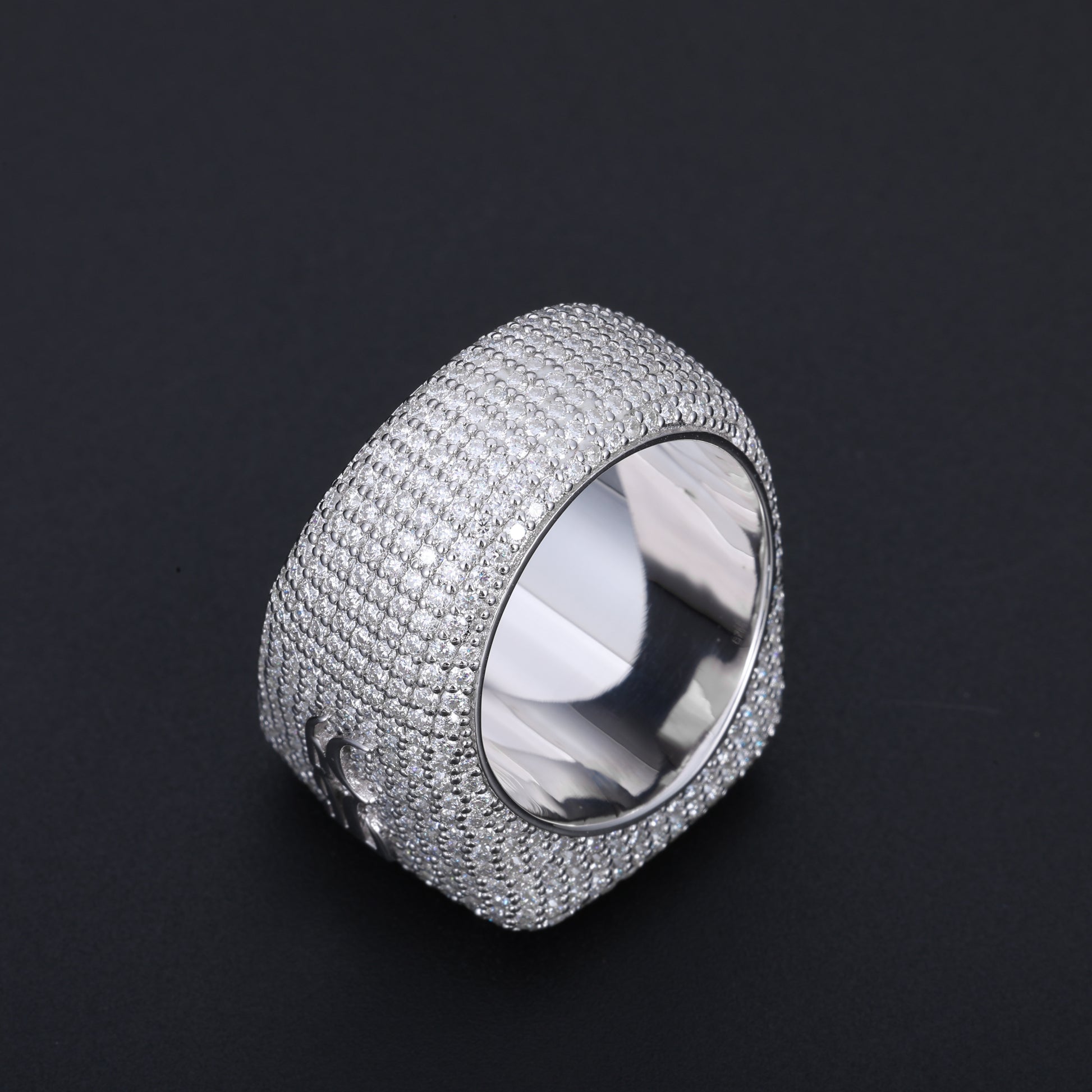 Floating Logo Bust Down Champions Ring bottom - Frozen Gold Jewellers
