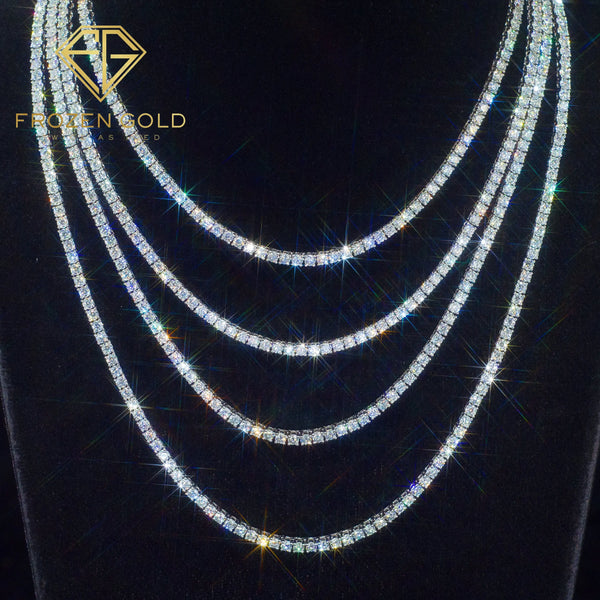 Classic Tennis Chain - 4MM Stylish Accessory – Frozen Gold Jewellers