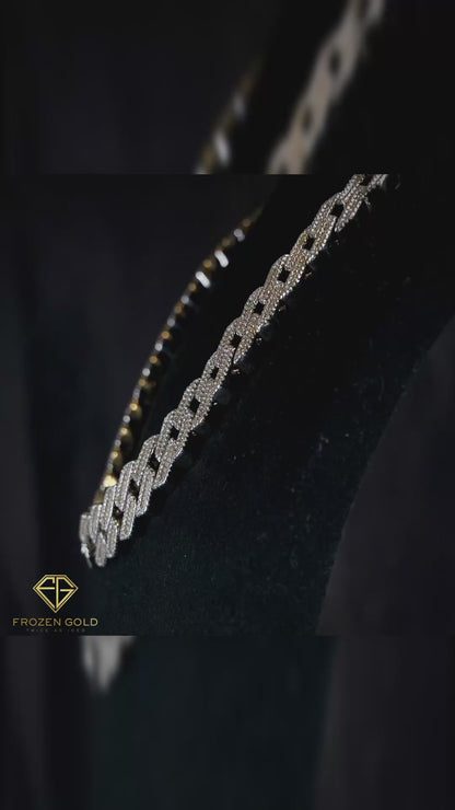 MIAMI CUBAN LINK CHAIN | 15MM | BAGUETTE CUT